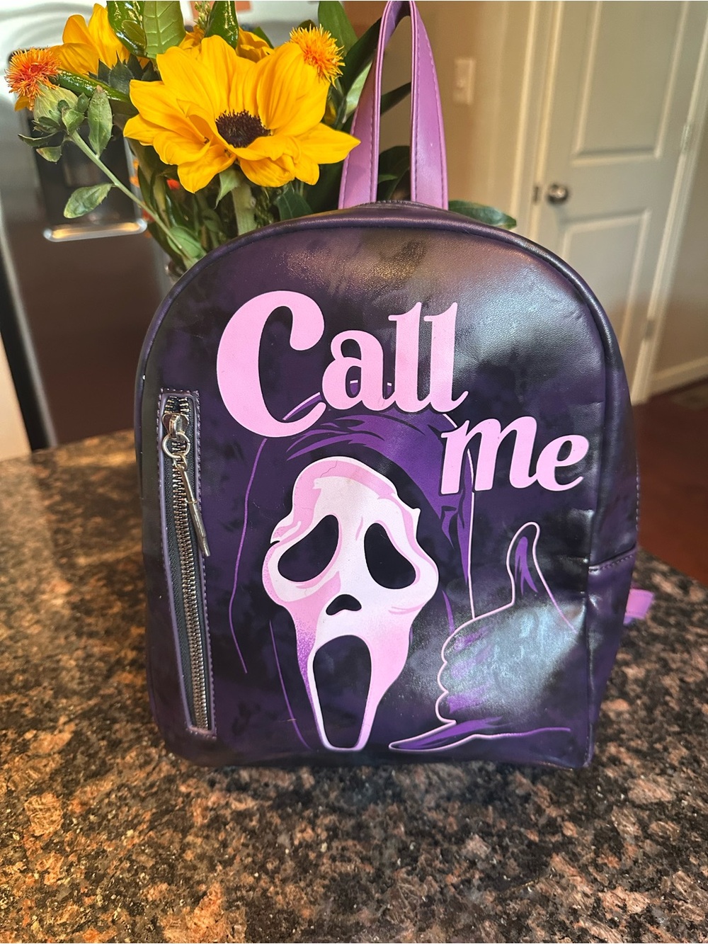 Ghost Face Call Me Mini Backpack - Picture 4 of 10